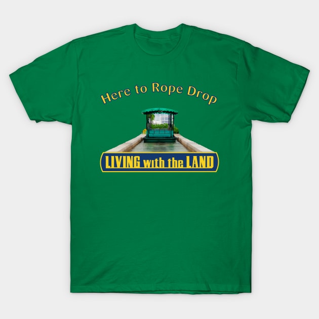 Rope Drop Living with the Land T-Shirt by Tomorrowland Arcade